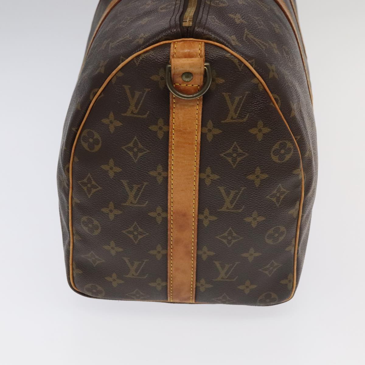 LOUIS VUITTON Monogram Keepall Bandouliere 45 Boston Bag M41418 LV bs19384