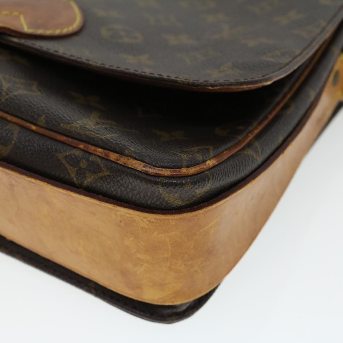LOUIS VUITTON Monogram Cartouchiere GM Shoulder Bag M51252 LV bs1956
