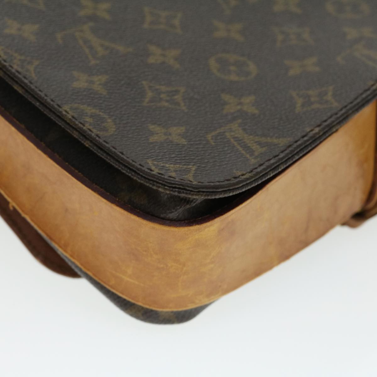 LOUIS VUITTON Monogram Cartouchiere GM Shoulder Bag M51252 LV bs1956