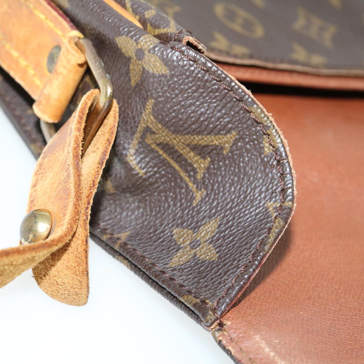 LOUIS VUITTON Monogram Cartouchiere GM Shoulder Bag M51252 LV bs1956