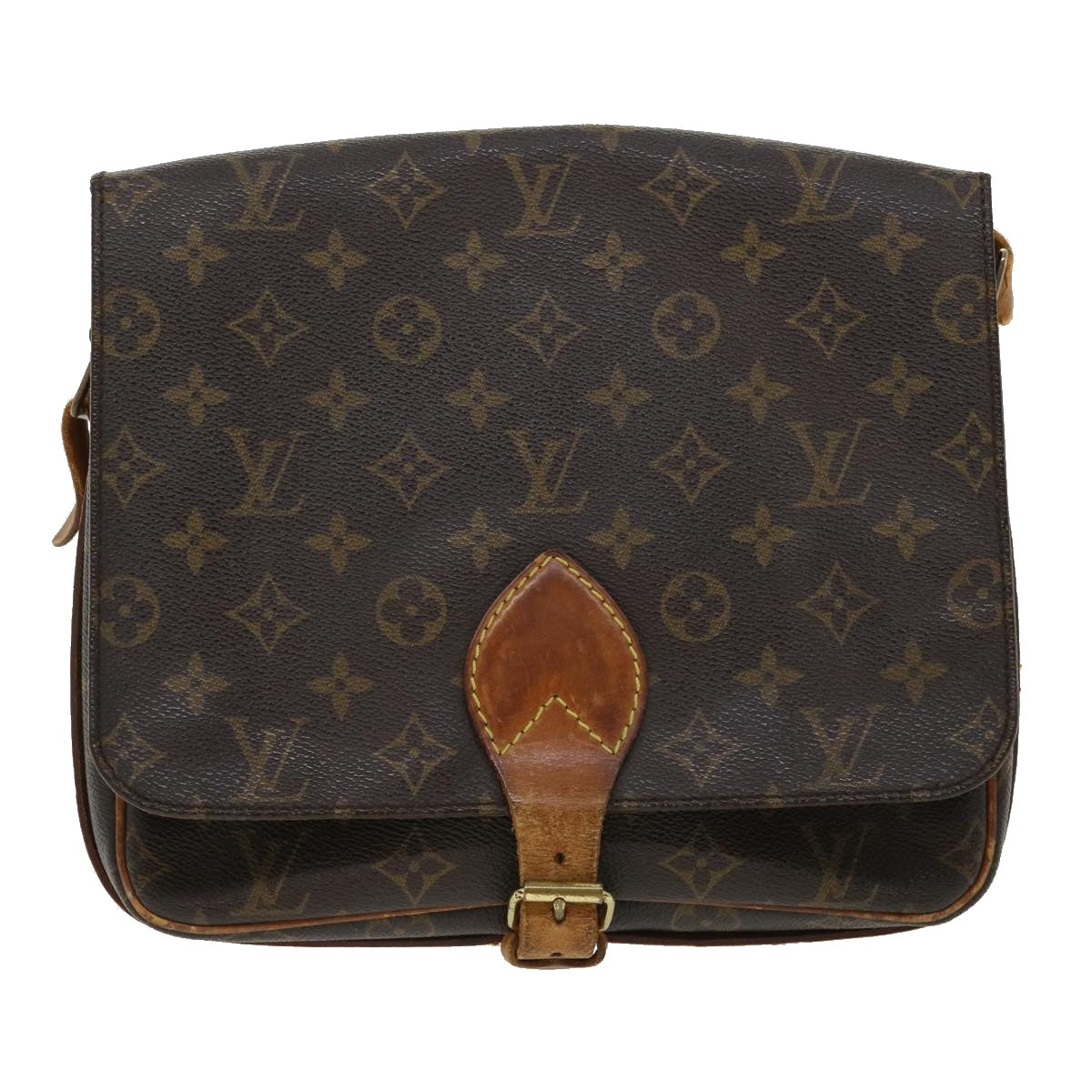 LOUIS VUITTON Monogram Cartouchiere GM Shoulder Bag M51252 LV bs1956