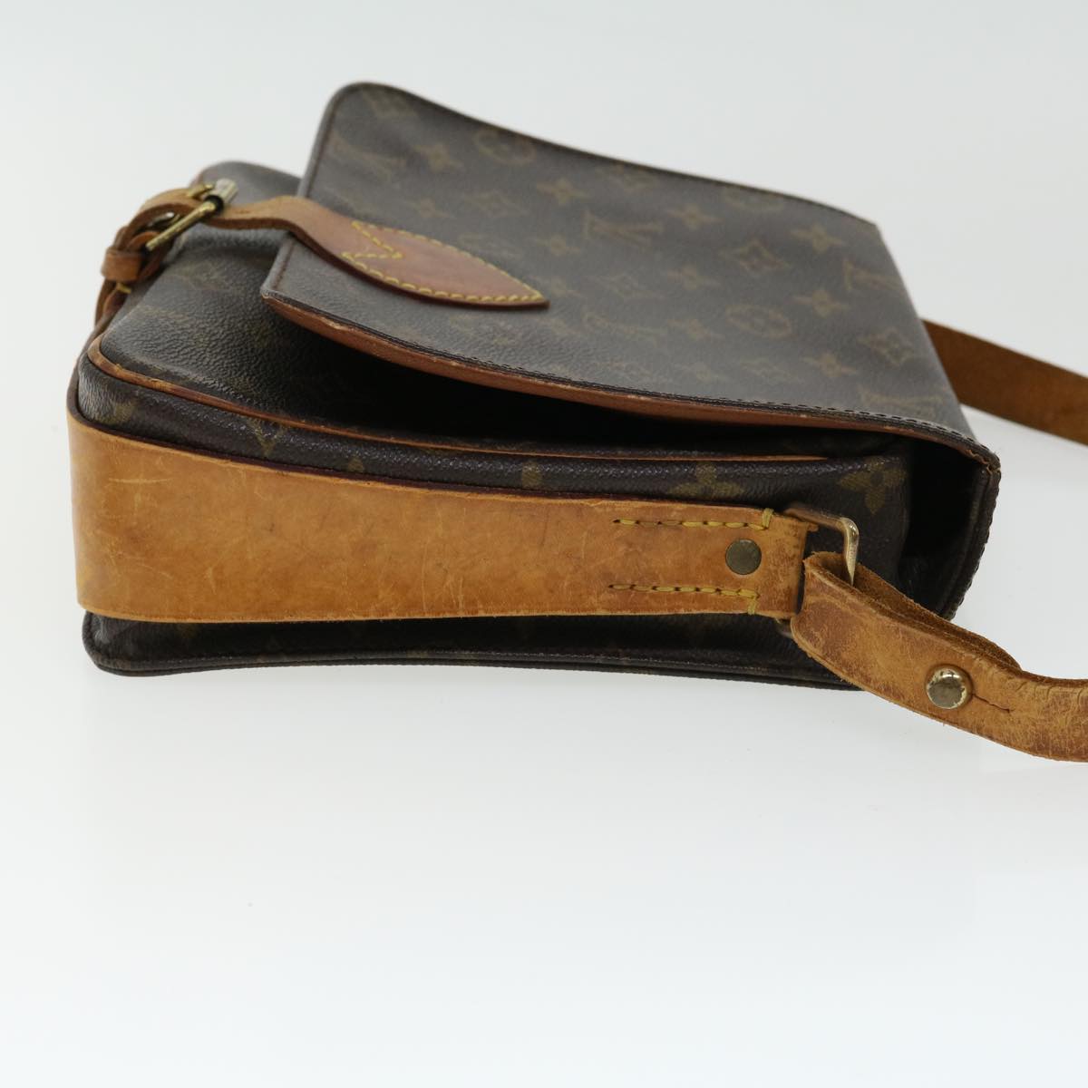 LOUIS VUITTON Monogram Cartouchiere GM Shoulder Bag M51252 LV bs1956