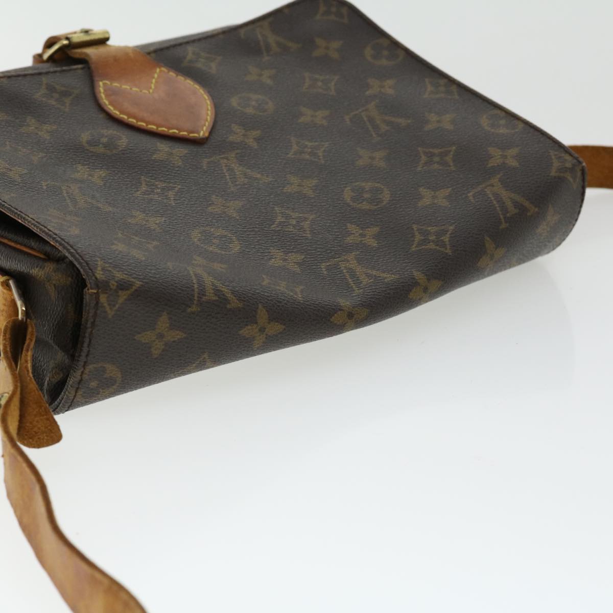 LOUIS VUITTON Monogram Cartouchiere GM Shoulder Bag M51252 LV bs1956