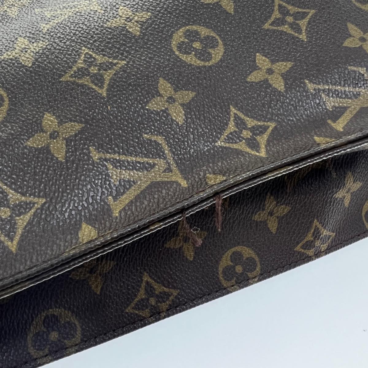 LOUIS VUITTON Monogram Sac Plat Hand Bag M51140 LV bs2026
