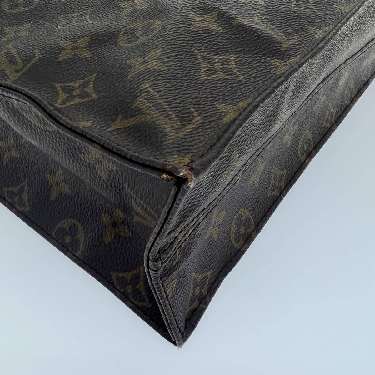LOUIS VUITTON Monogram Sac Plat Hand Bag M51140 LV bs2026