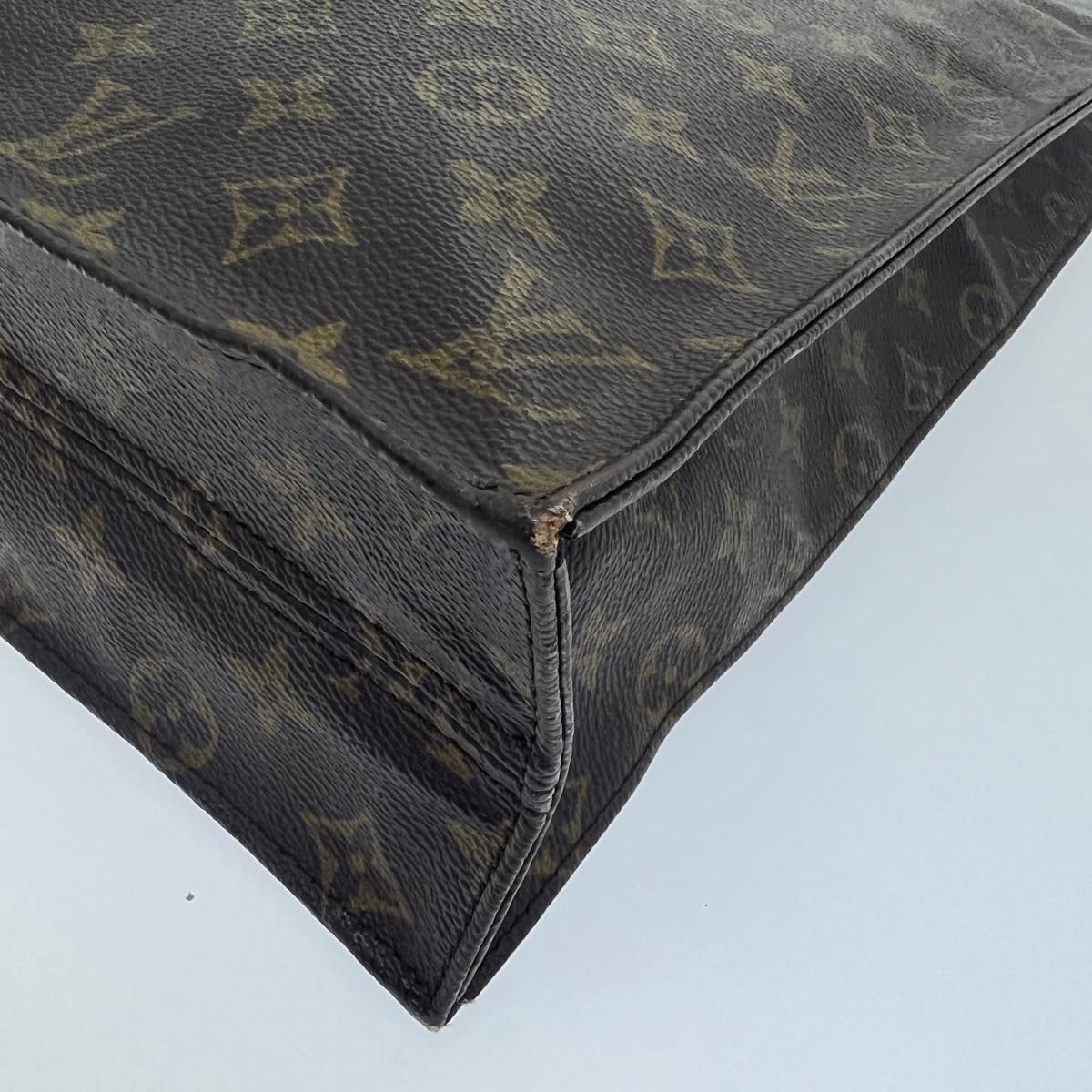 LOUIS VUITTON Monogram Sac Plat Hand Bag M51140 LV bs2026