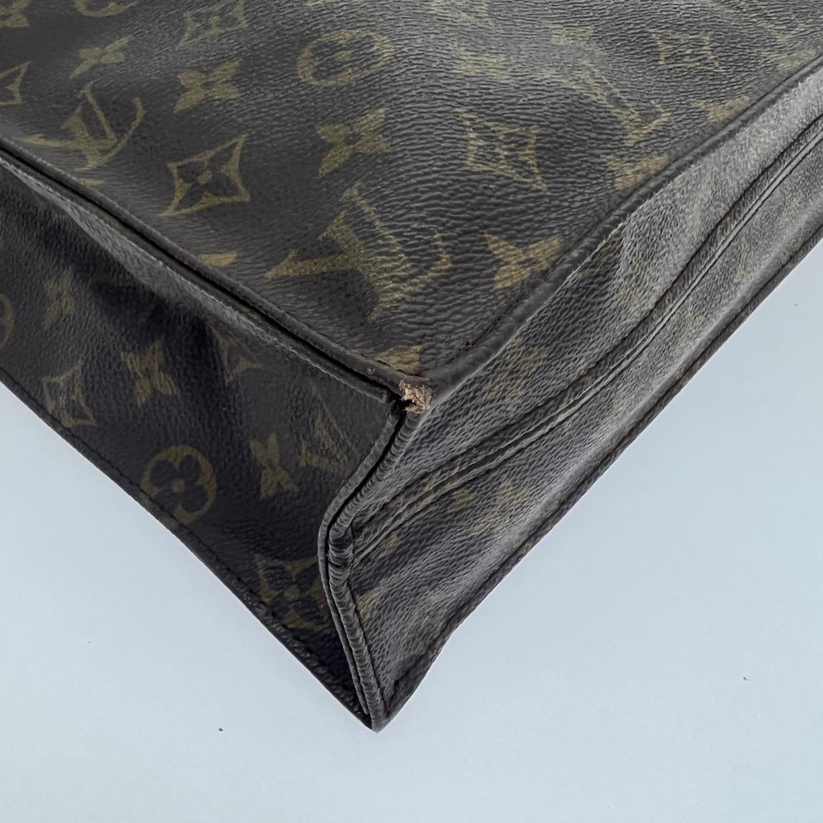 LOUIS VUITTON Monogram Sac Plat Hand Bag M51140 LV bs2026