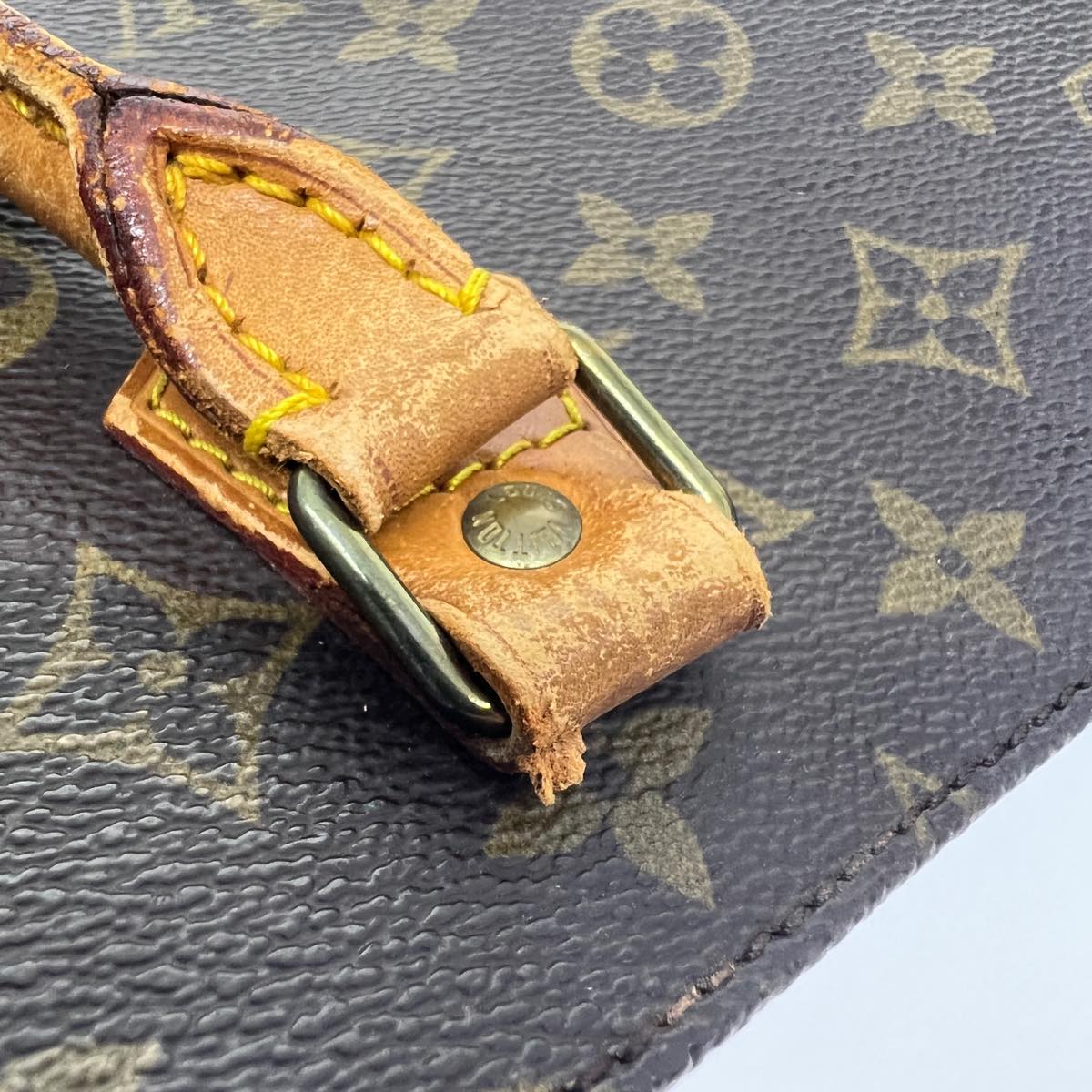 LOUIS VUITTON Monogram Sac Plat Hand Bag M51140 LV bs2026