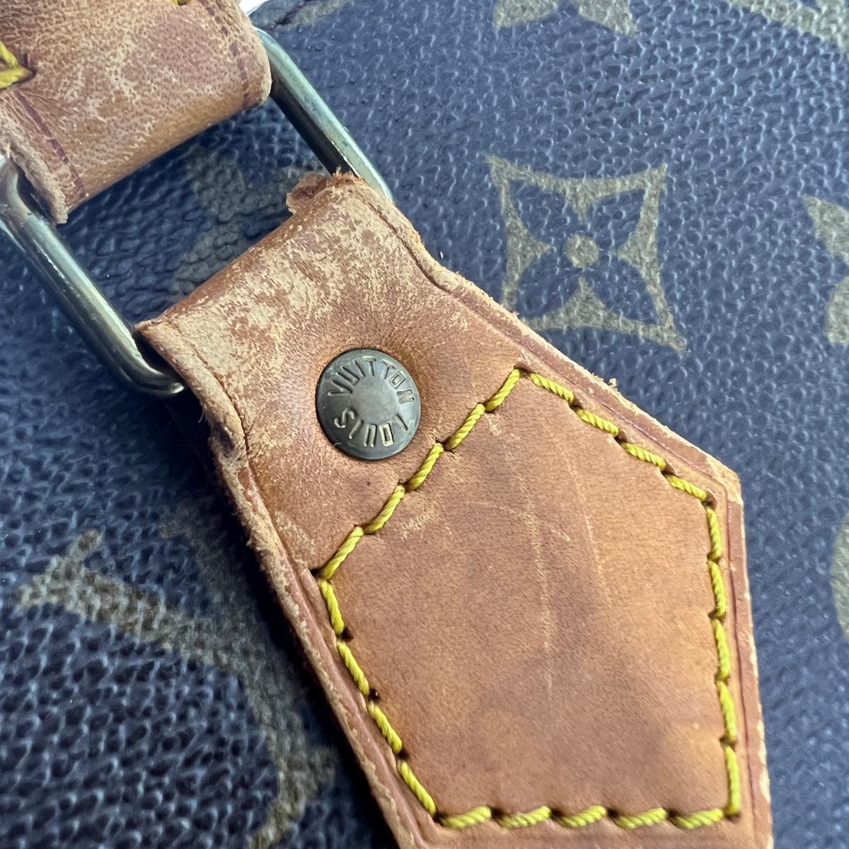 LOUIS VUITTON Monogram Sac Plat Hand Bag M51140 LV bs2026