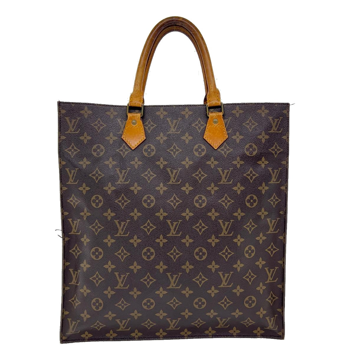 LOUIS VUITTON Monogram Sac Plat Hand Bag M51140 LV bs2026