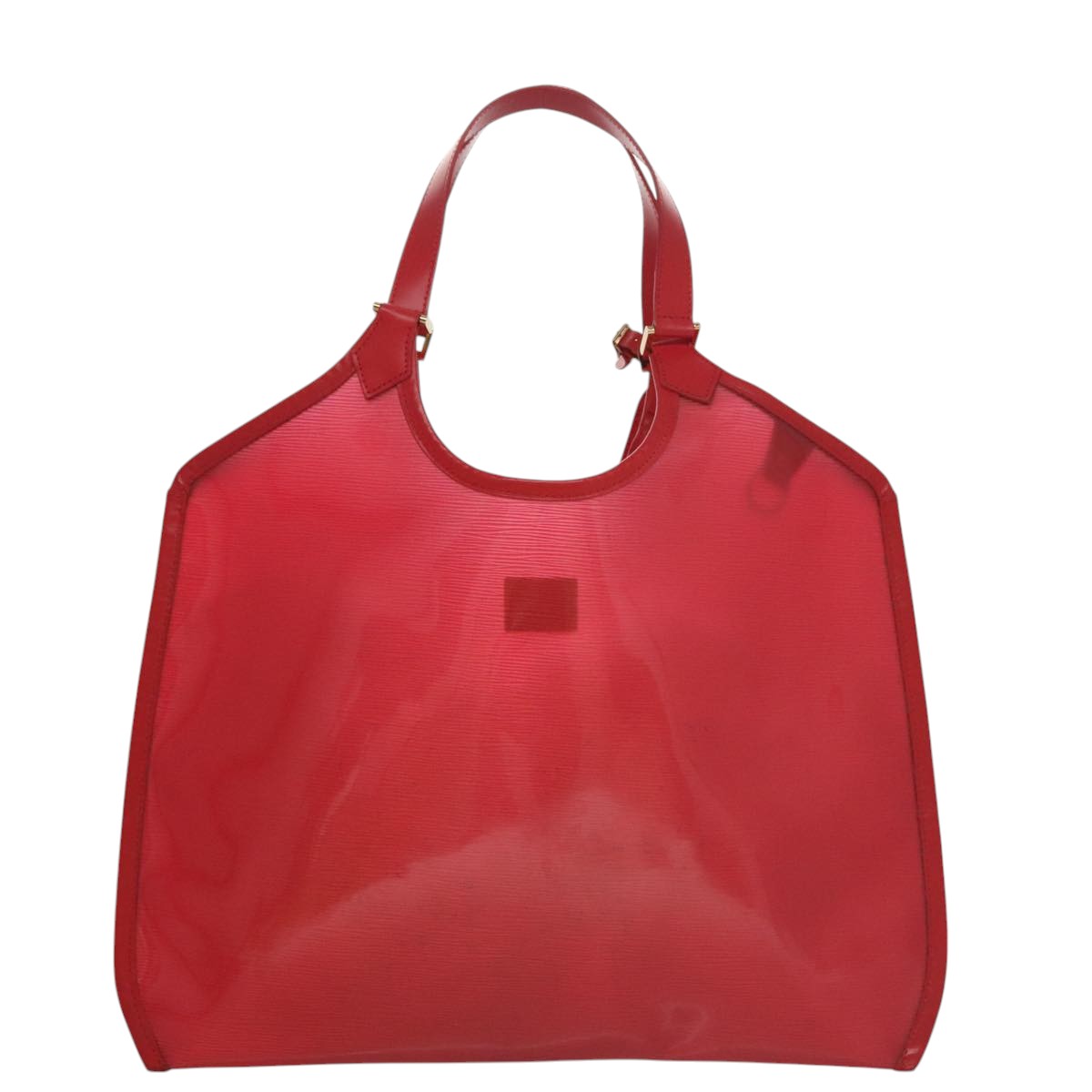 LOUIS VUITTON Epi Plage Via Hand Bag Vinyl Red Grenadine M92152 LV bs20812