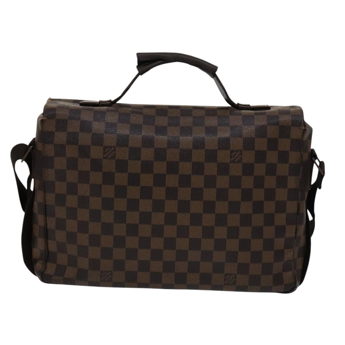 LOUIS VUITTON Damier Ebene Broadway Shoulder Bag N42270 LV bs20864