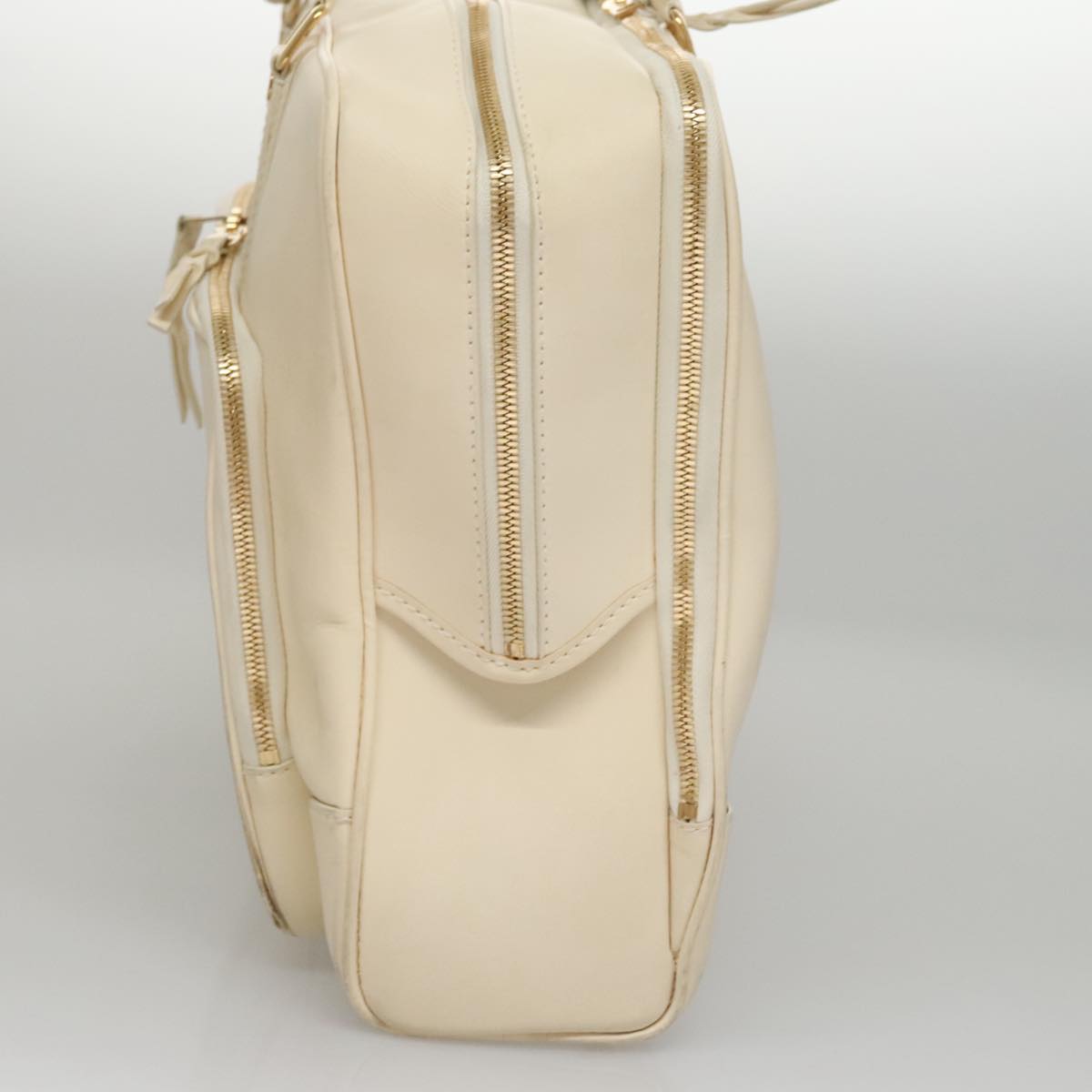 LOUIS VUITTON Varleys 24H Hand Bag Leather Cream M95360 LV bs20954