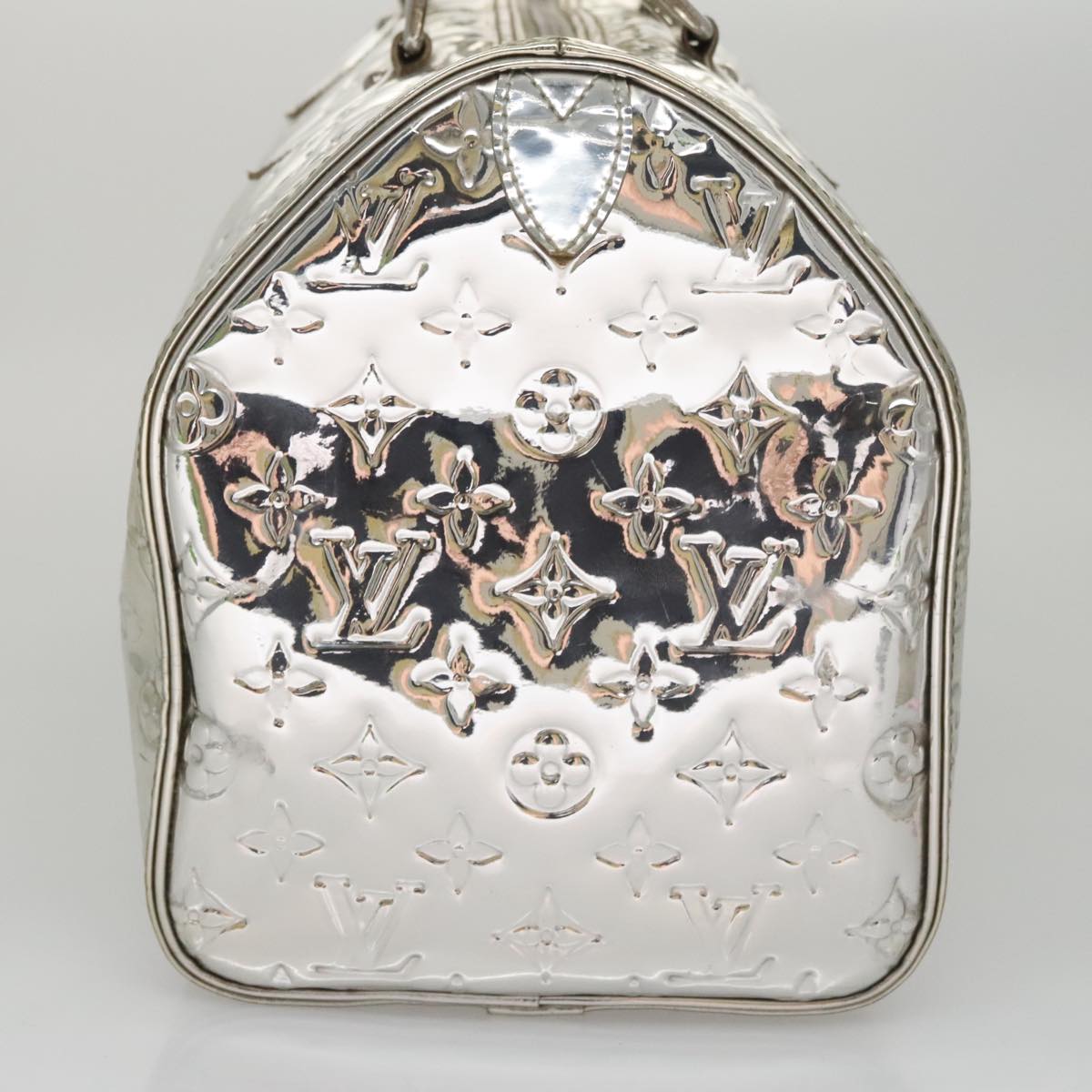 LOUIS VUITTON Monogram Miroir Speedy 30 Hand Bag Argent M95786 LV bs21094