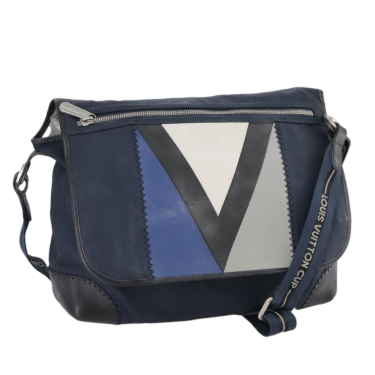 LOUIS VUITTON LV Cup Artimon Shoulder Bag Canvas Navy M80705 LV bs21095