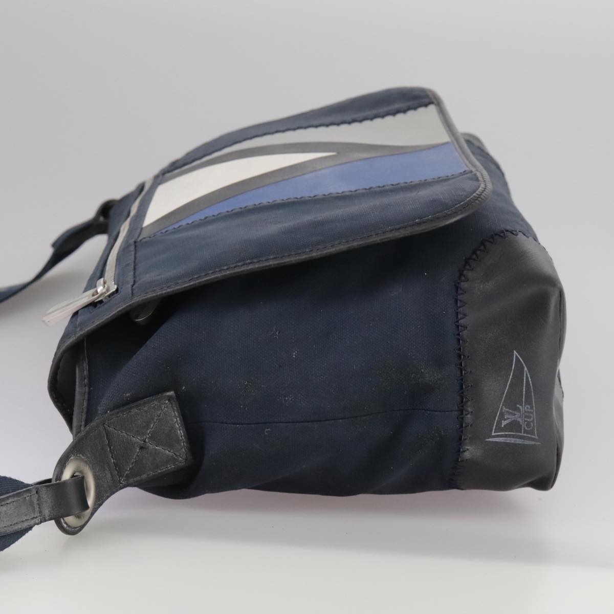 LOUIS VUITTON LV Cup Artimon Shoulder Bag Canvas Navy M80705 LV bs21095