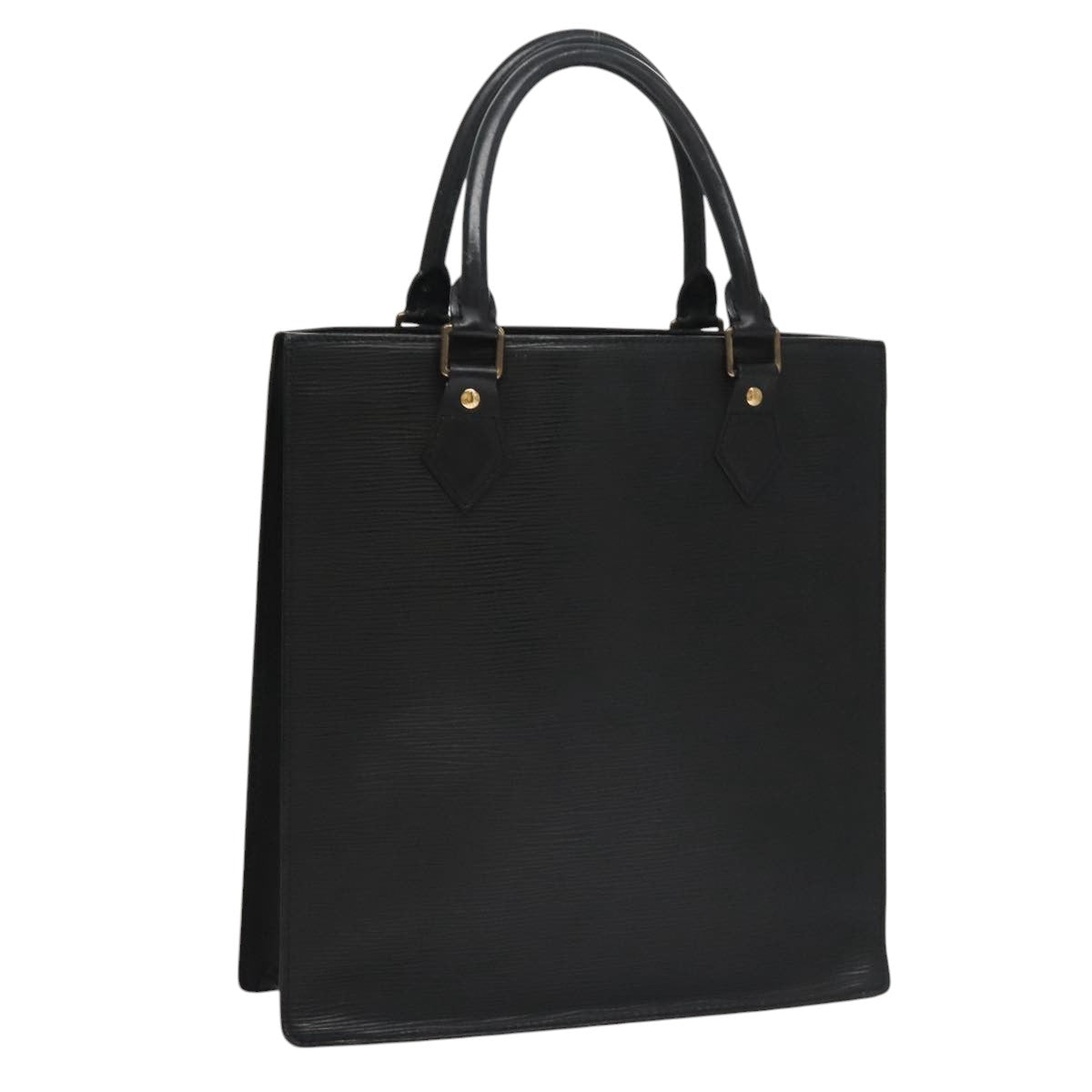 LOUIS VUITTON Epi Sac Plat PM Hand Bag Black M58658 LV bs21108