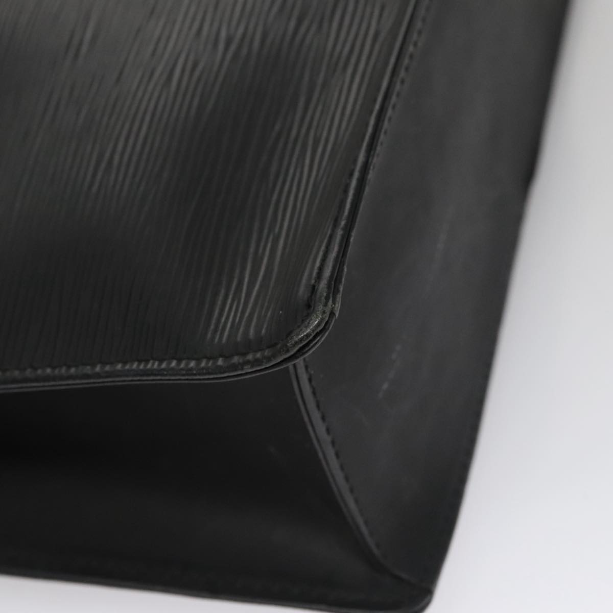 LOUIS VUITTON Epi Sac Plat PM Hand Bag Black M58658 LV bs21108