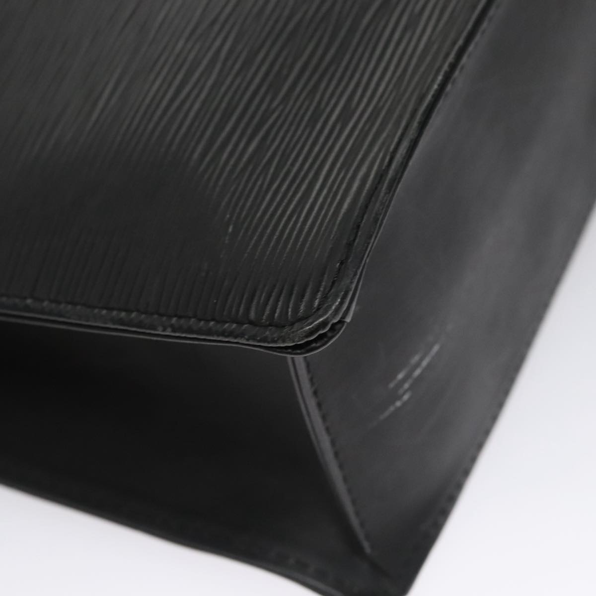 LOUIS VUITTON Epi Sac Plat PM Hand Bag Black M58658 LV bs21108
