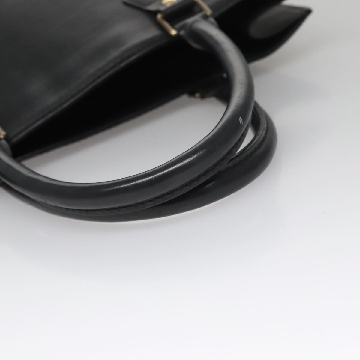 LOUIS VUITTON Epi Sac Plat PM Hand Bag Black M58658 LV bs21108