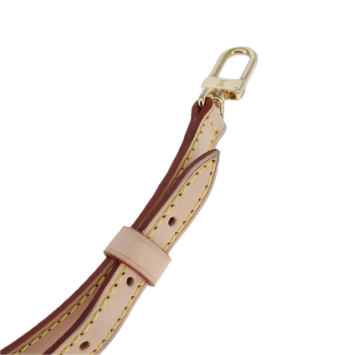LOUIS VUITTON Adjustable Shoulder Strap Leather 36.6""-46.1"" Beige bs21111