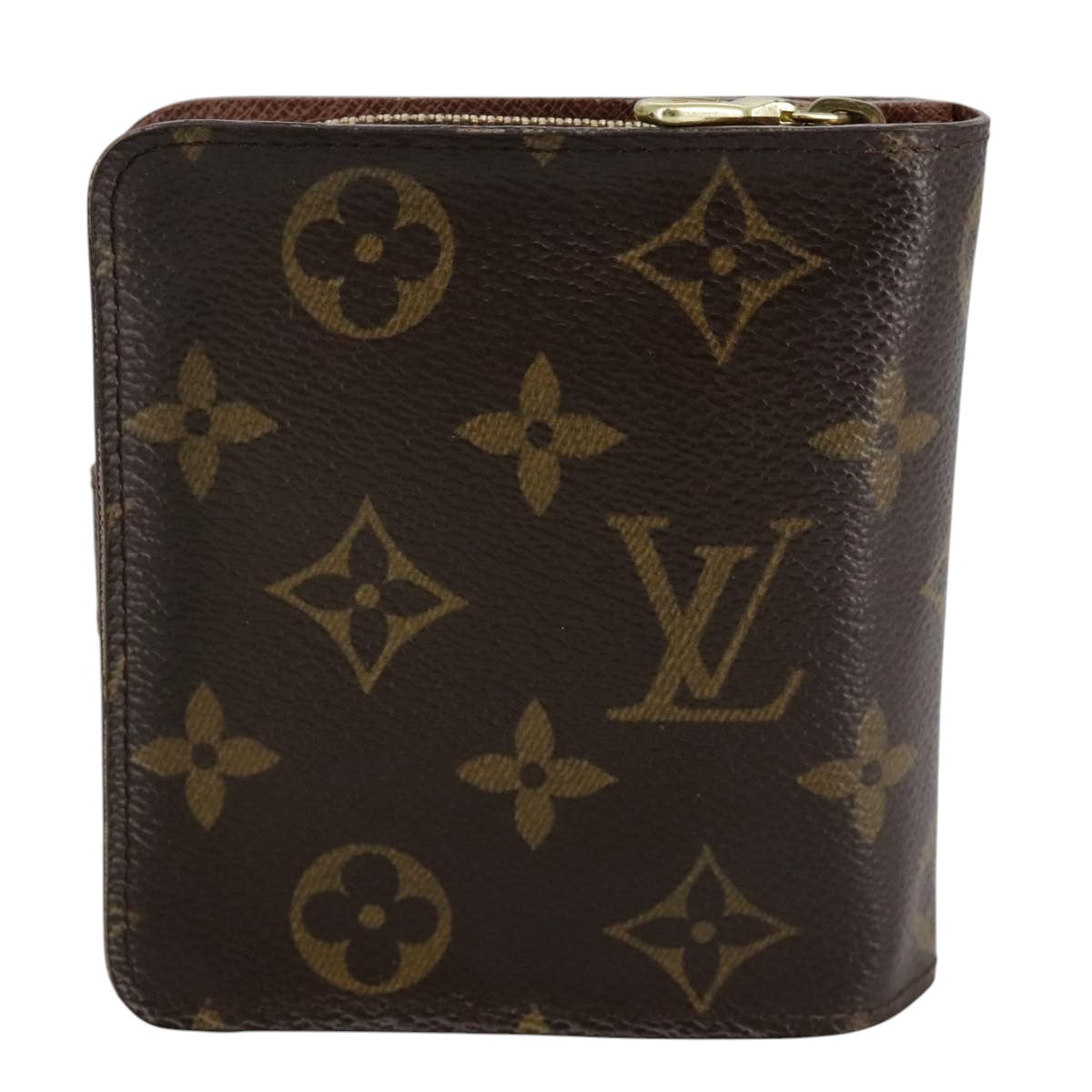 LOUIS VUITTON Monogram Compact Zip Wallet M61667 LV bs21140