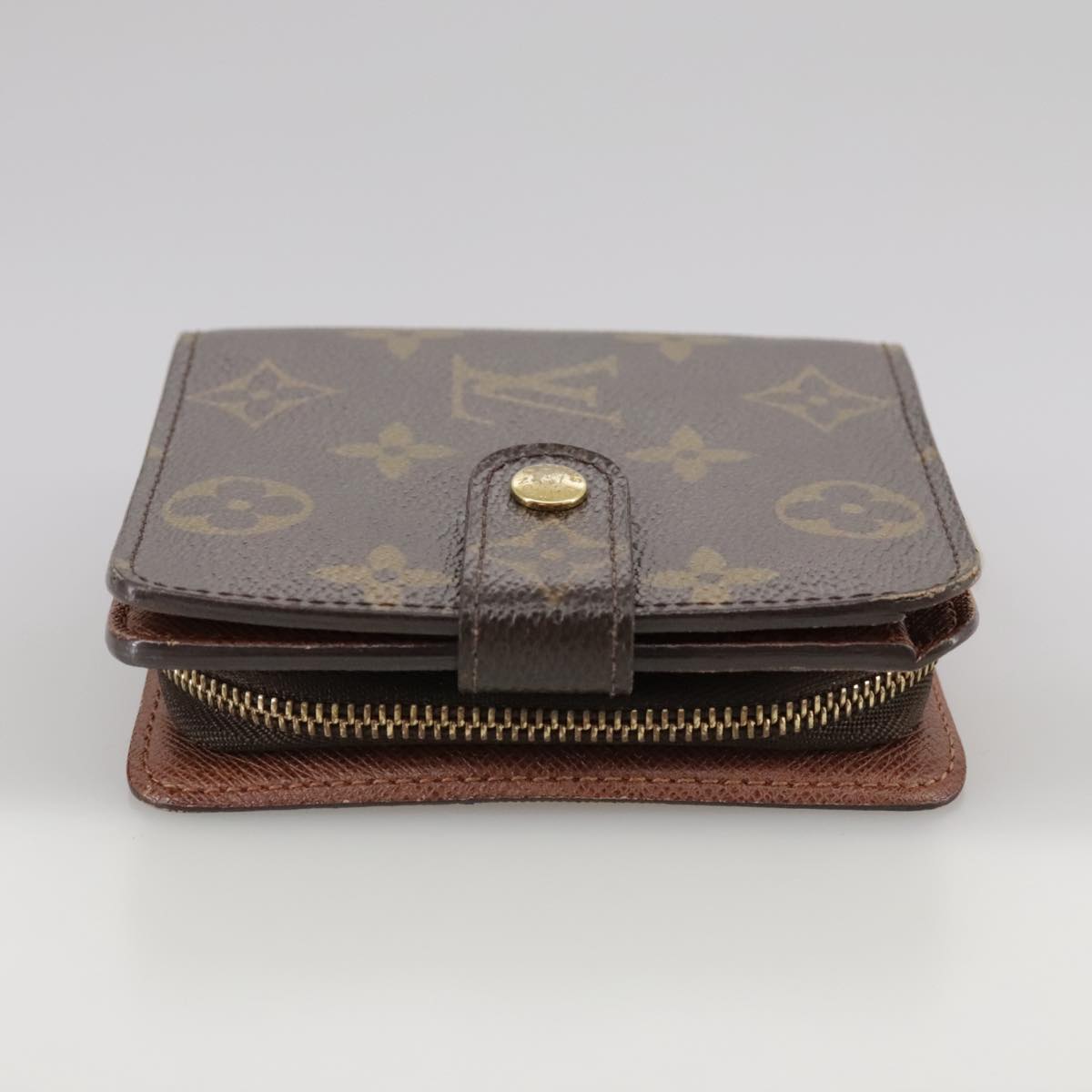 LOUIS VUITTON Monogram Compact Zip Wallet M61667 LV bs21140