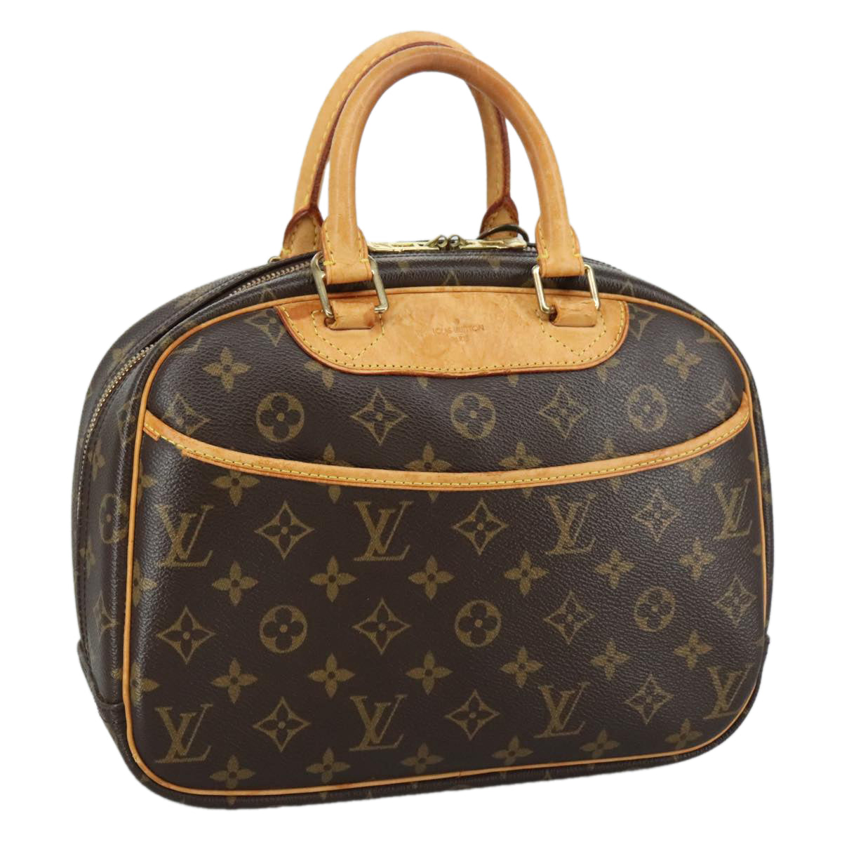 LOUIS VUITTON Monogram Trouville Hand Bag M42228 LV bs21147