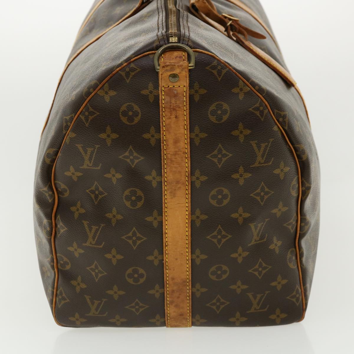 LOUIS VUITTON Monogram Keepall Bandouliere 55 Boston Bag M41414 LV bs2116