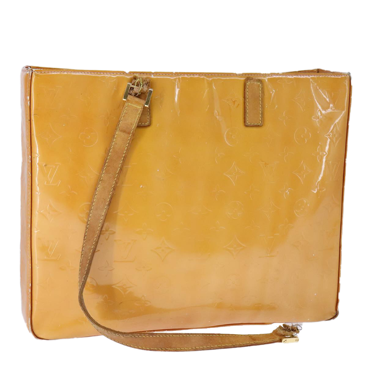 LOUIS VUITTON Monogram Vernis Columbus Bag Marshmallow Pink M91032 bs21222