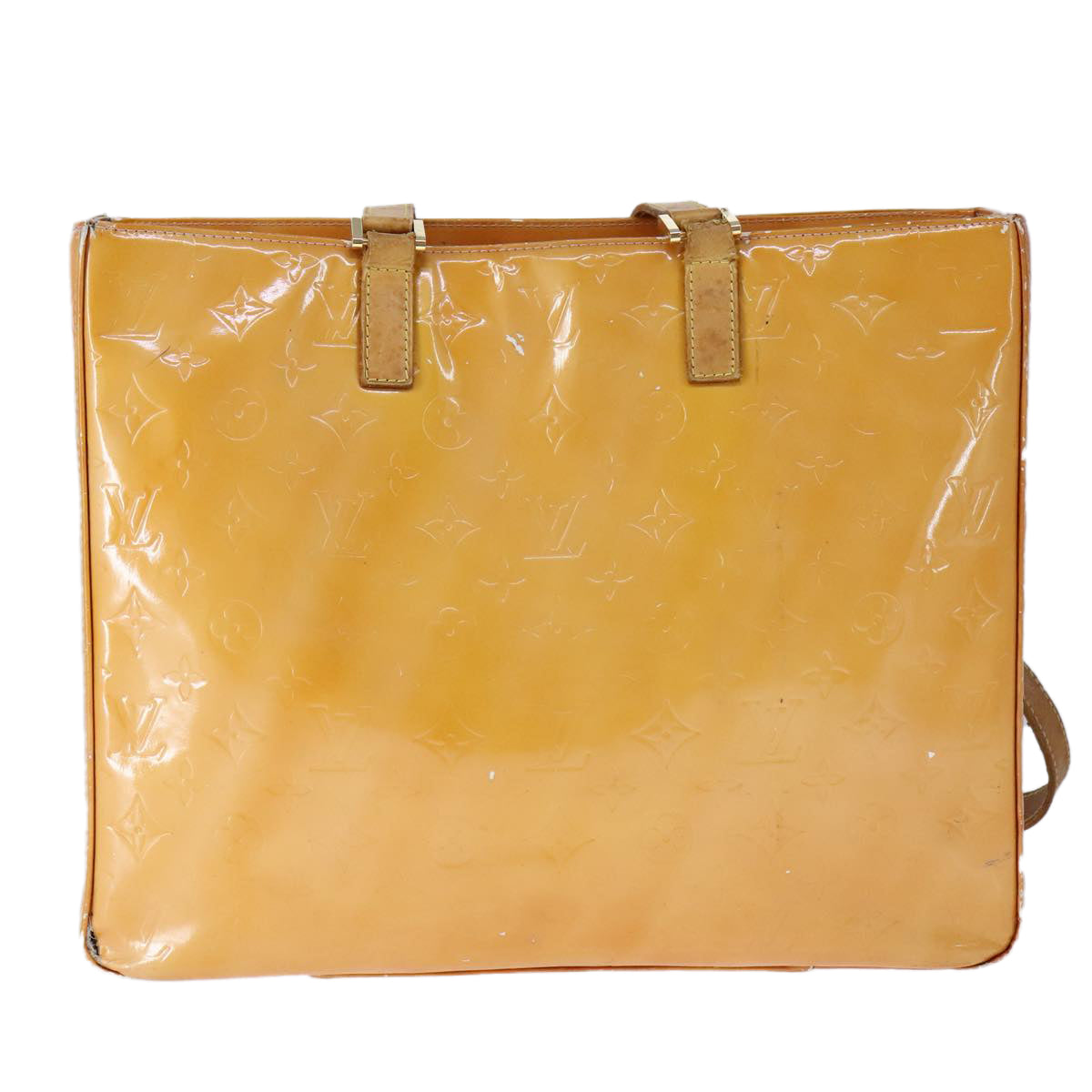 LOUIS VUITTON Monogram Vernis Columbus Bag Marshmallow Pink M91032 bs21222