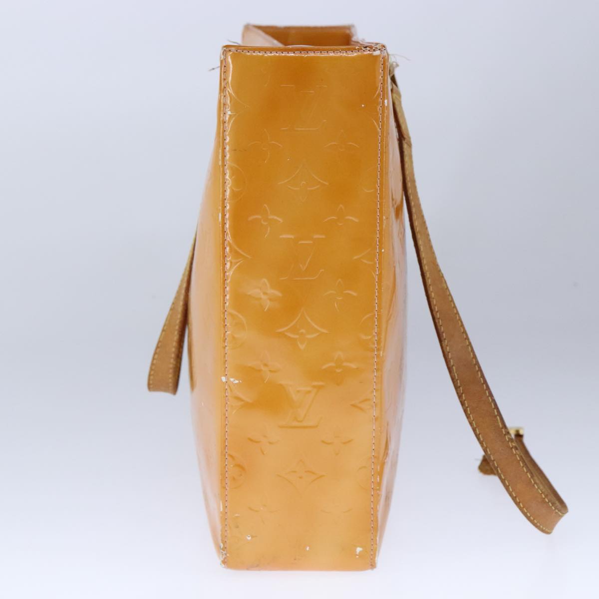 LOUIS VUITTON Monogram Vernis Columbus Bag Marshmallow Pink M91032 bs21222