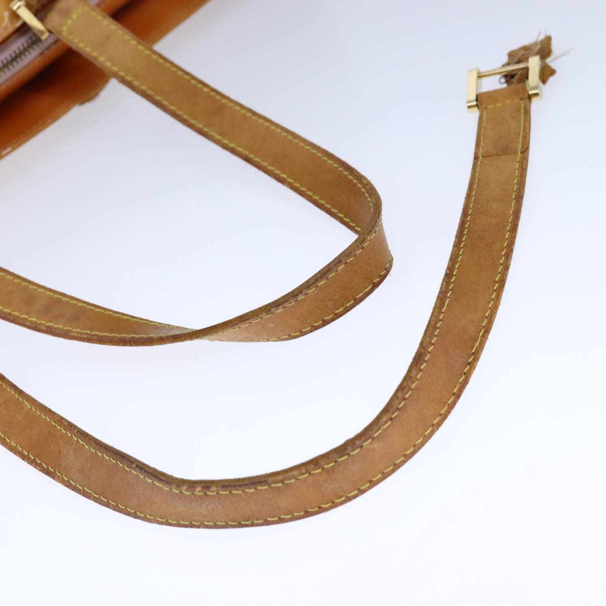LOUIS VUITTON Monogram Vernis Columbus Bag Marshmallow Pink M91032 bs21222