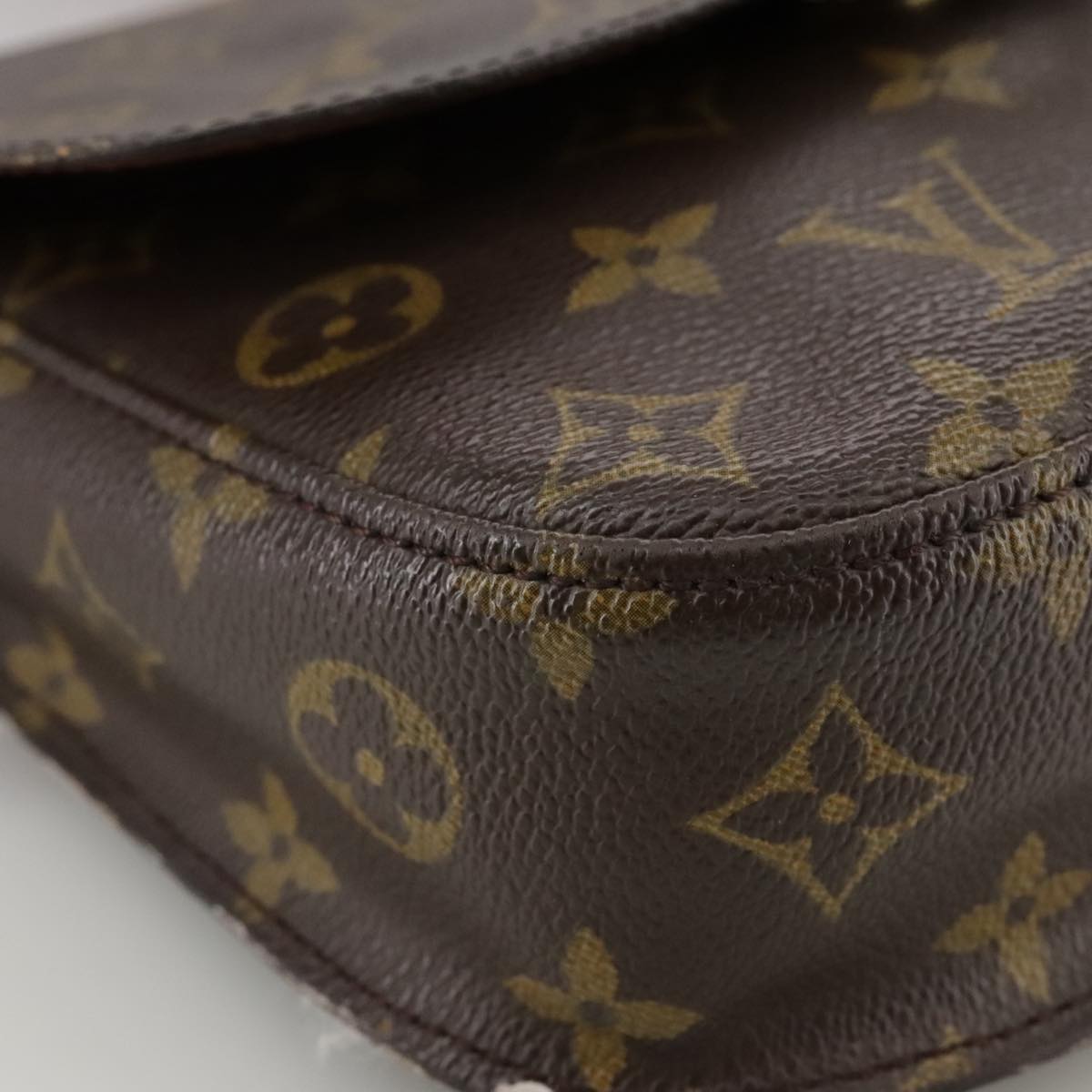 LOUIS VUITTON Monogram Saint Cloud MM Shoulder Bag M51243 LV bs21236