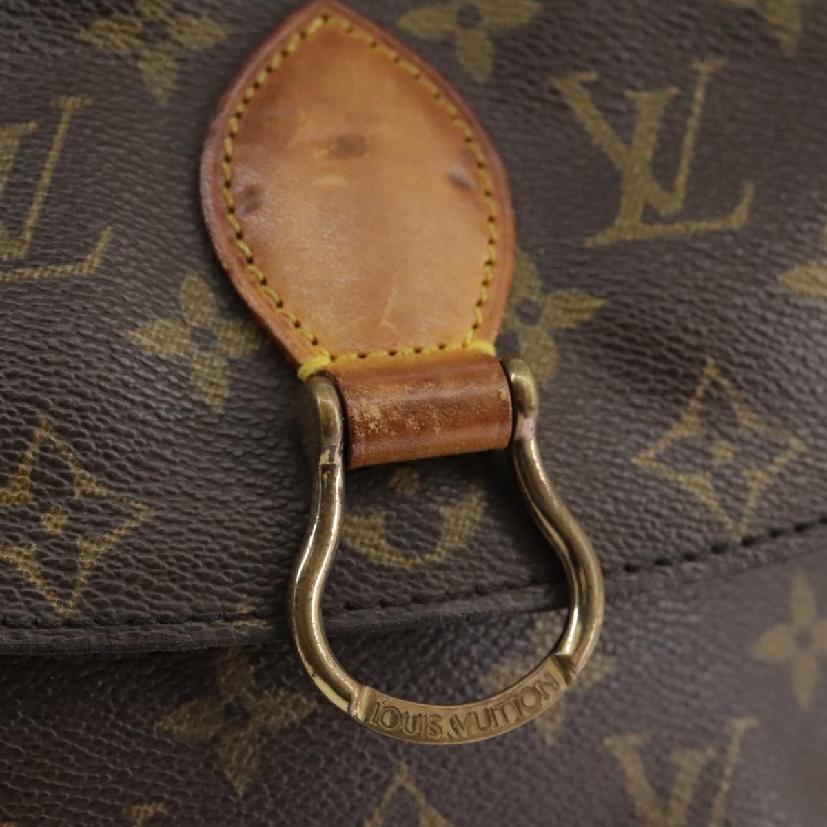 LOUIS VUITTON Monogram Saint Cloud MM Shoulder Bag M51243 LV bs21236