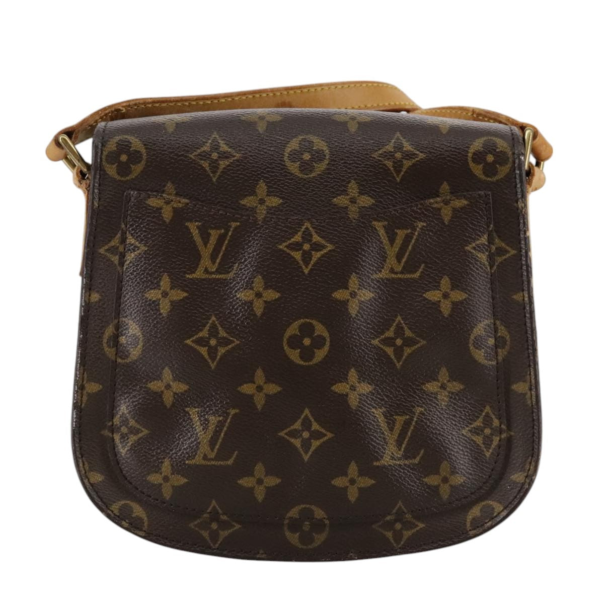 LOUIS VUITTON Monogram Saint Cloud MM Shoulder Bag M51243 LV bs21236