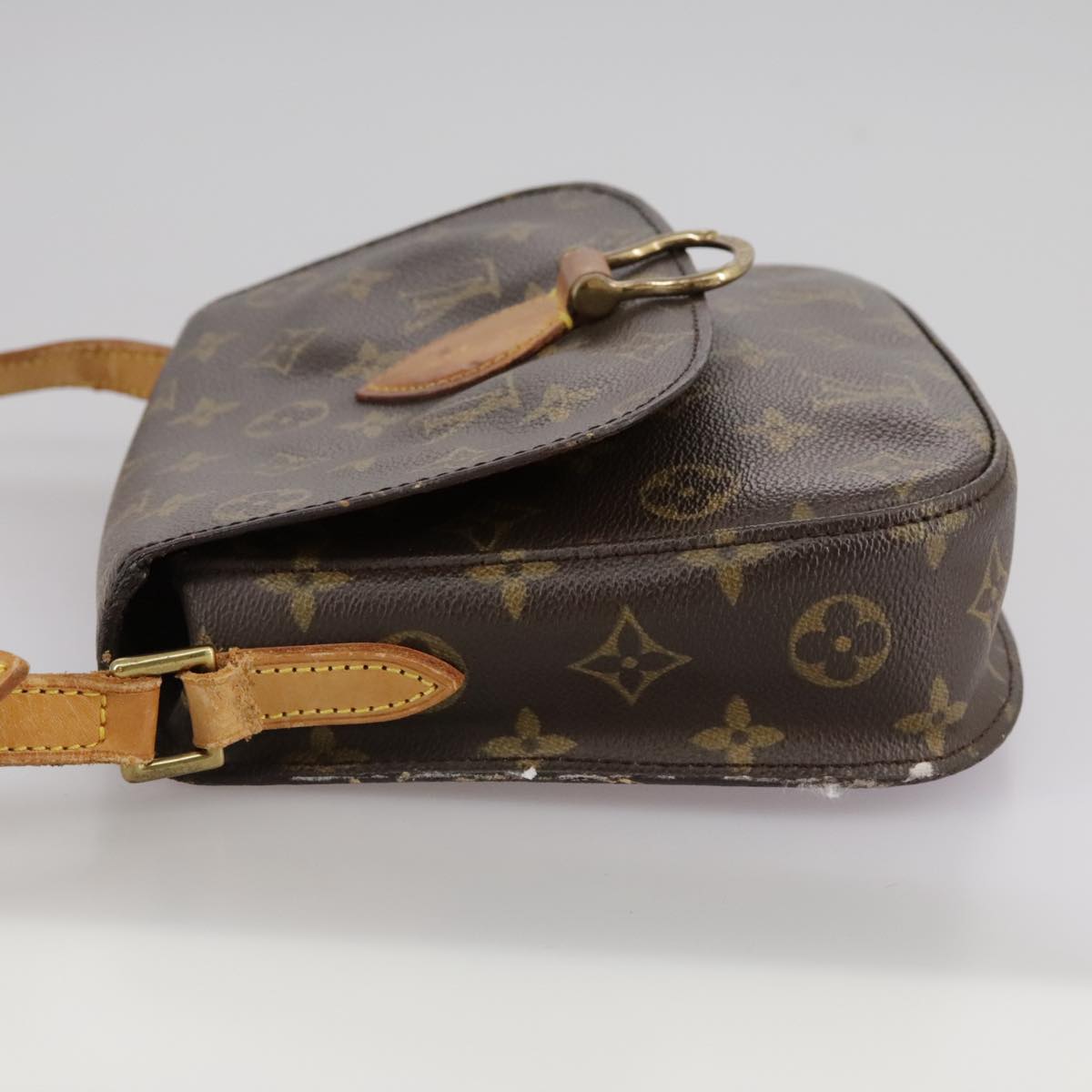 LOUIS VUITTON Monogram Saint Cloud MM Shoulder Bag M51243 LV bs21236