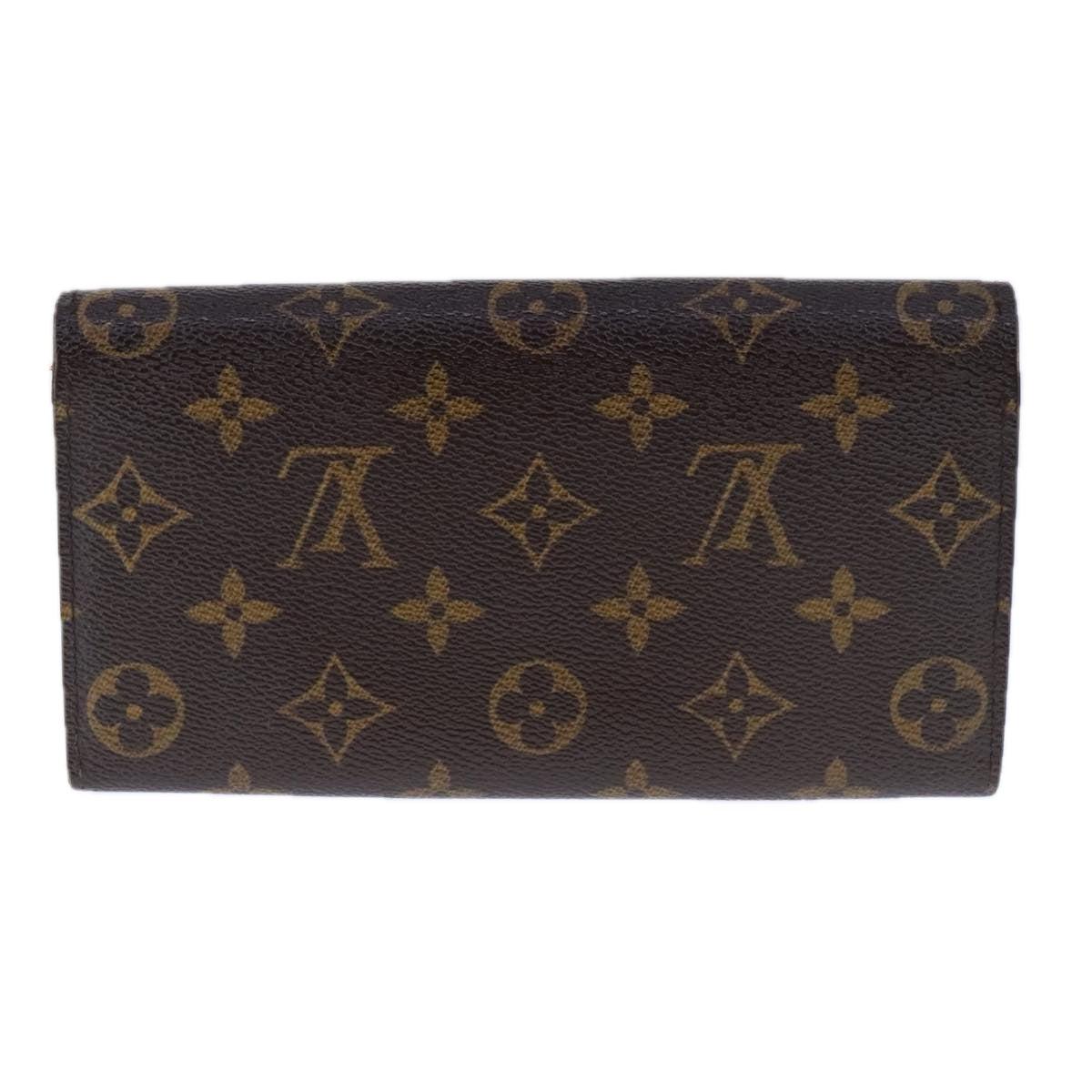 LOUIS VUITTON Monogram Portefeuille Sarah Long Wallet M61734 LV bs21238