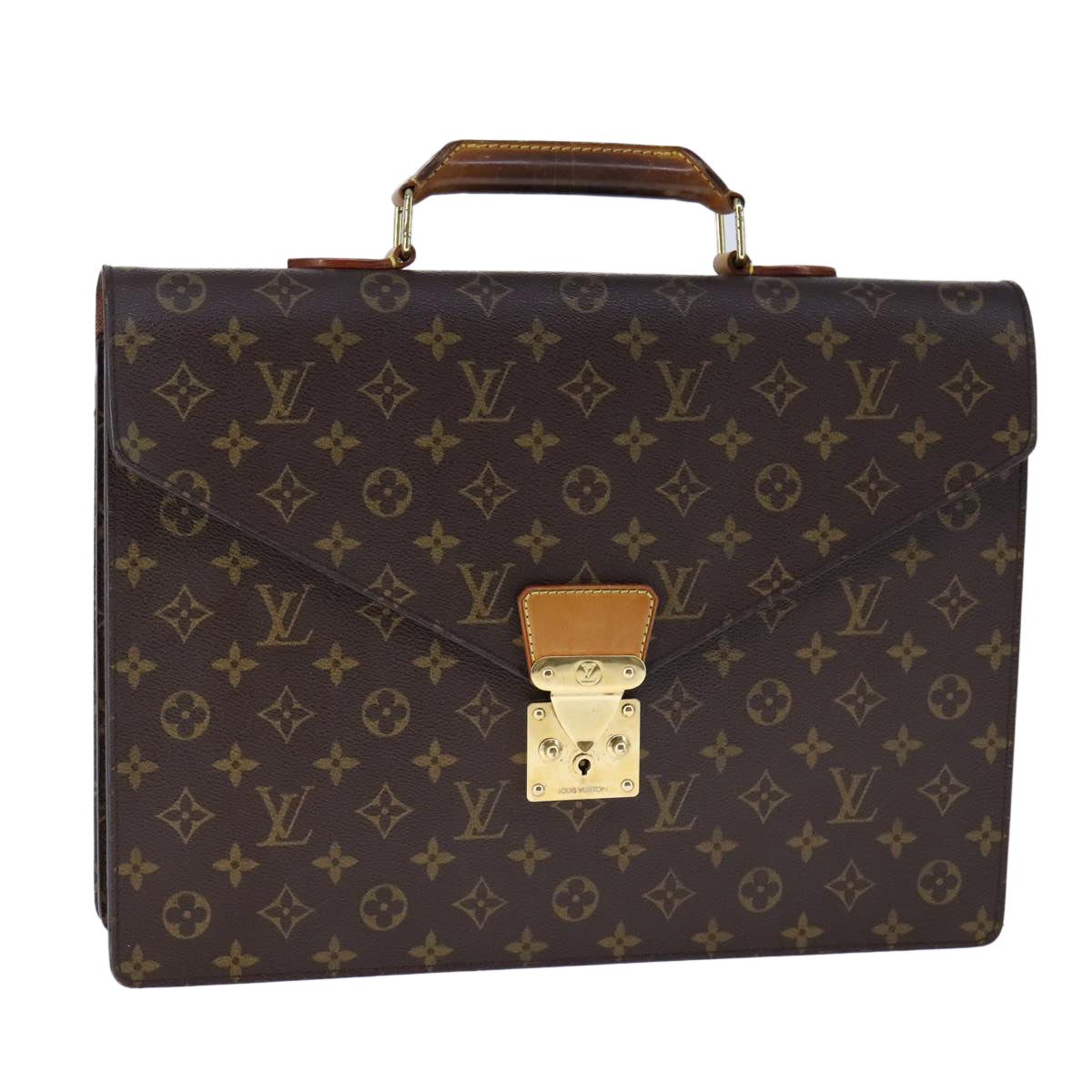 LOUIS VUITTON Monogram Serviette Conseiller Briefcase M53331 LV bs21243
