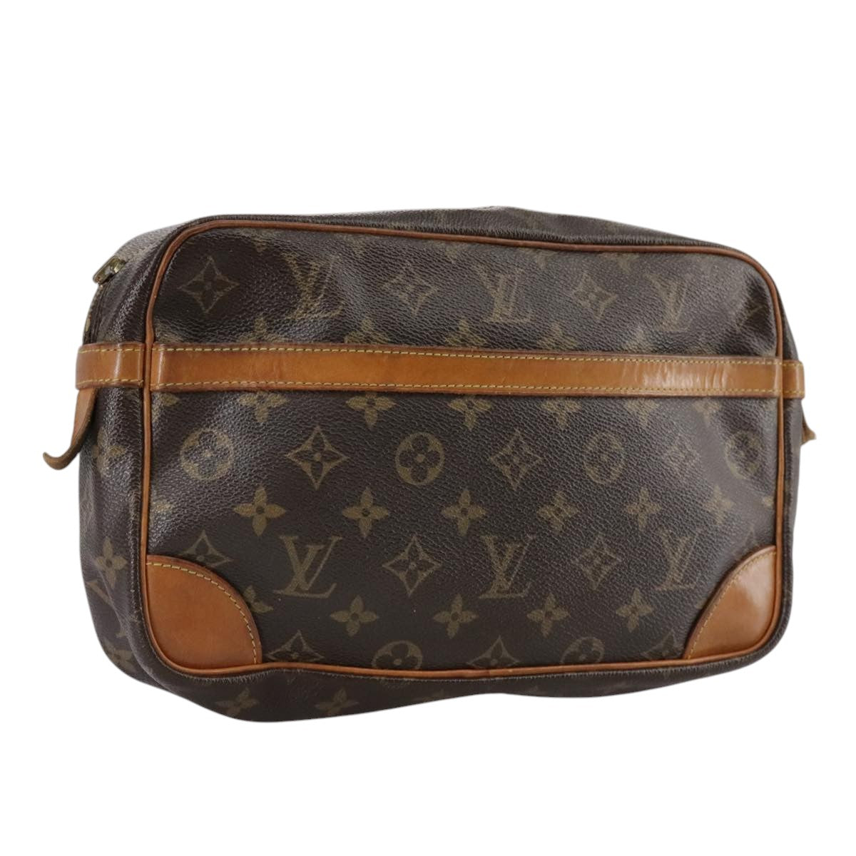 LOUIS VUITTON Monogram Compiegne 28 Clutch Bag M51845 LV bs21245