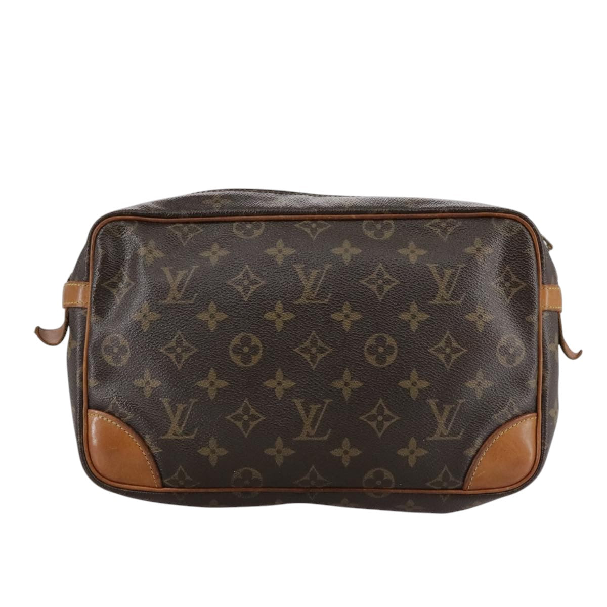 LOUIS VUITTON Monogram Compiegne 28 Clutch Bag M51845 LV bs21245