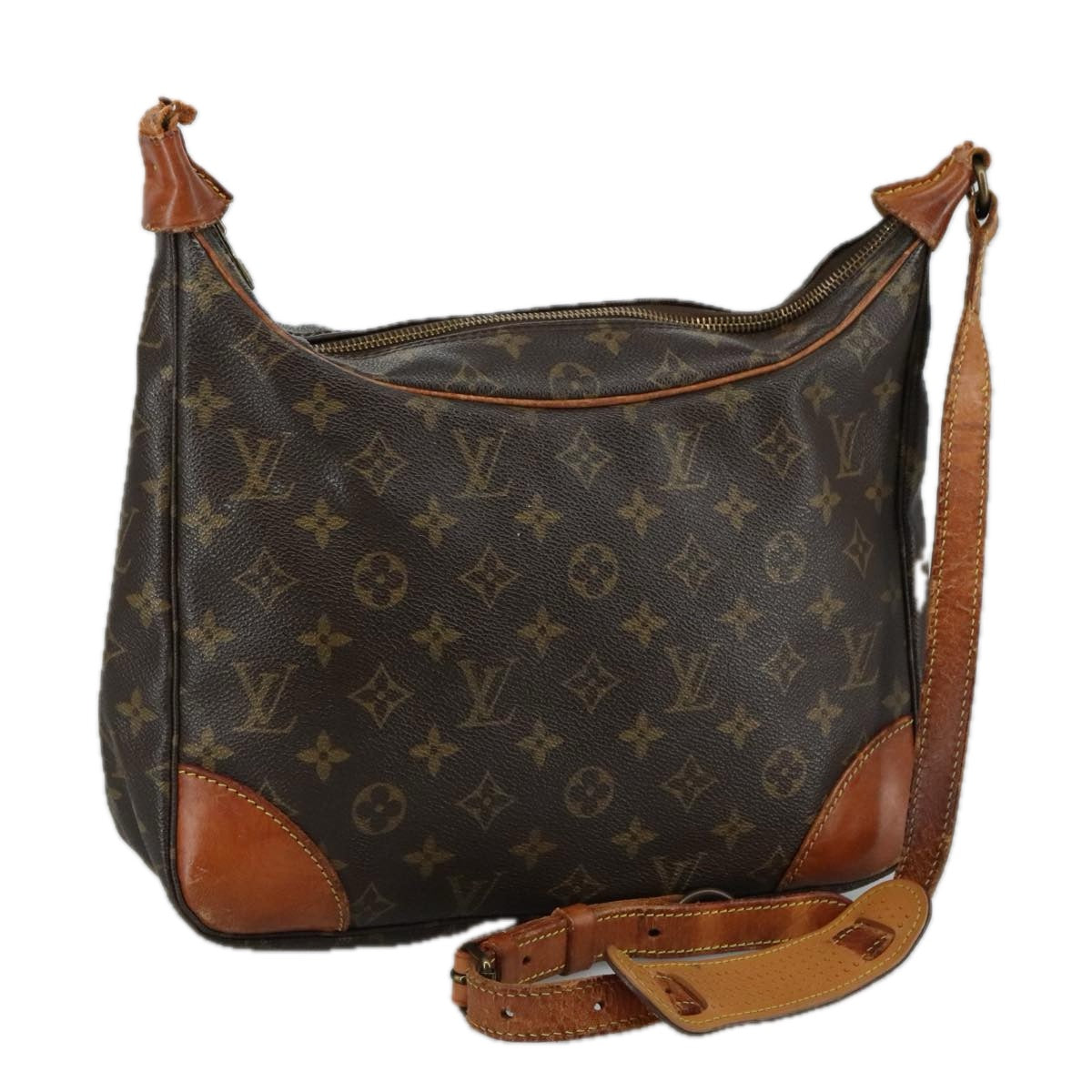 LOUIS VUITTON Monogram Boulogne 30 Shoulder Bag M51265 LV bs21255