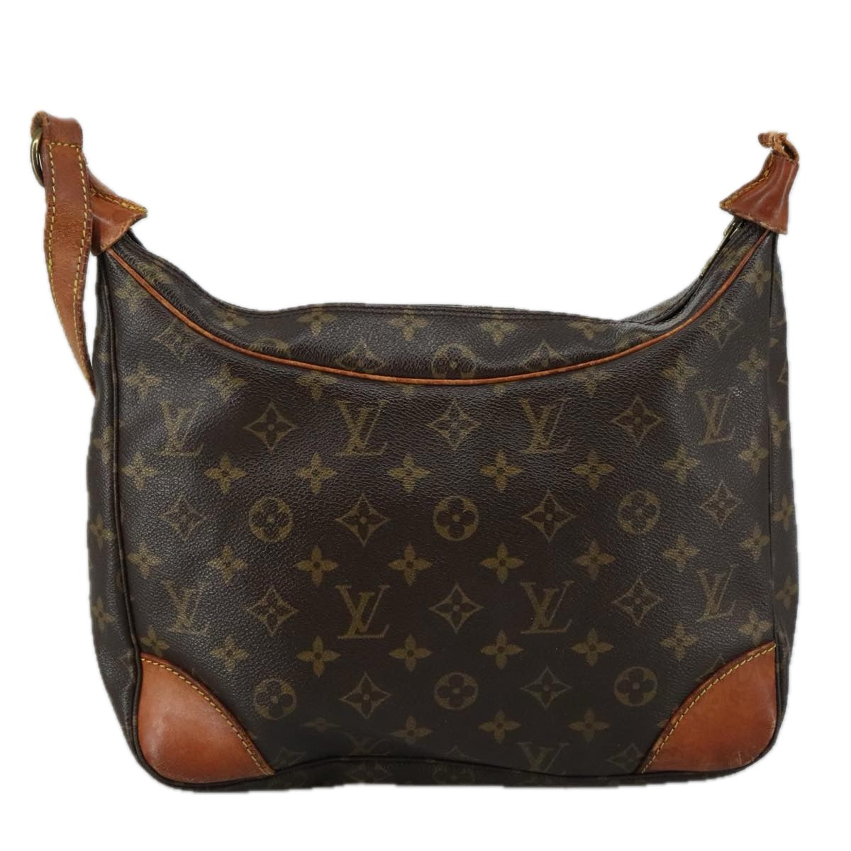 LOUIS VUITTON Monogram Boulogne 30 Shoulder Bag M51265 LV bs21255