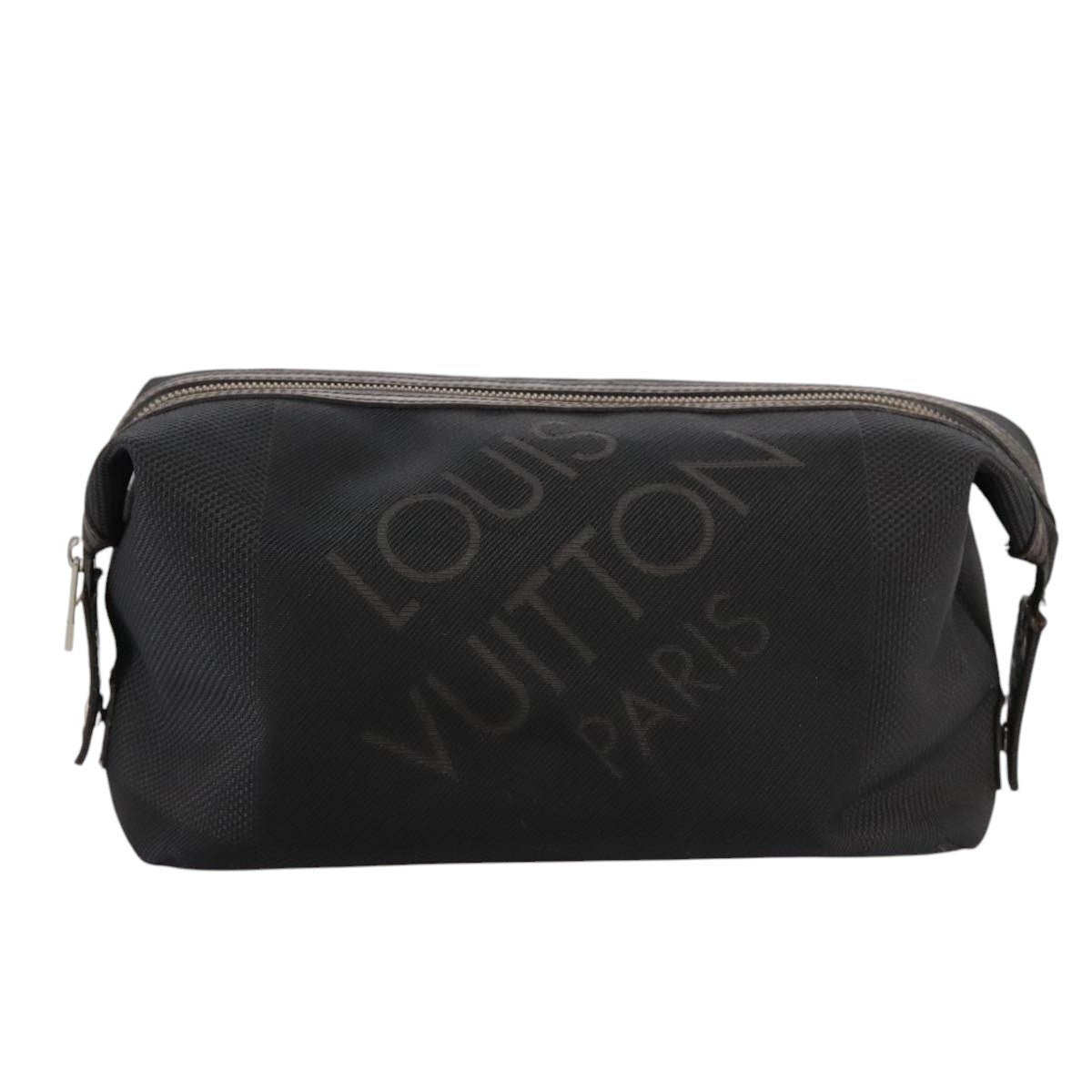 LOUIS VUITTON Damier Geant Trousse Albatross Bag Black Noir M93091 bs21256