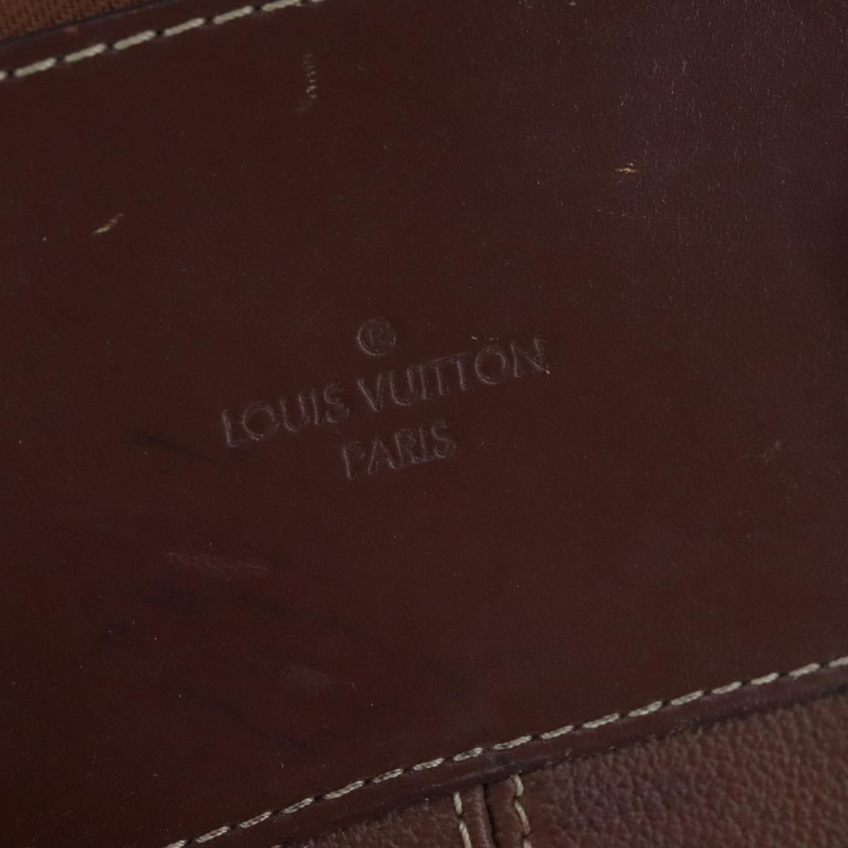 LOUIS VUITTON Suhari Lockit PM Hand Bag Leather Brown M91889 LV bs21258