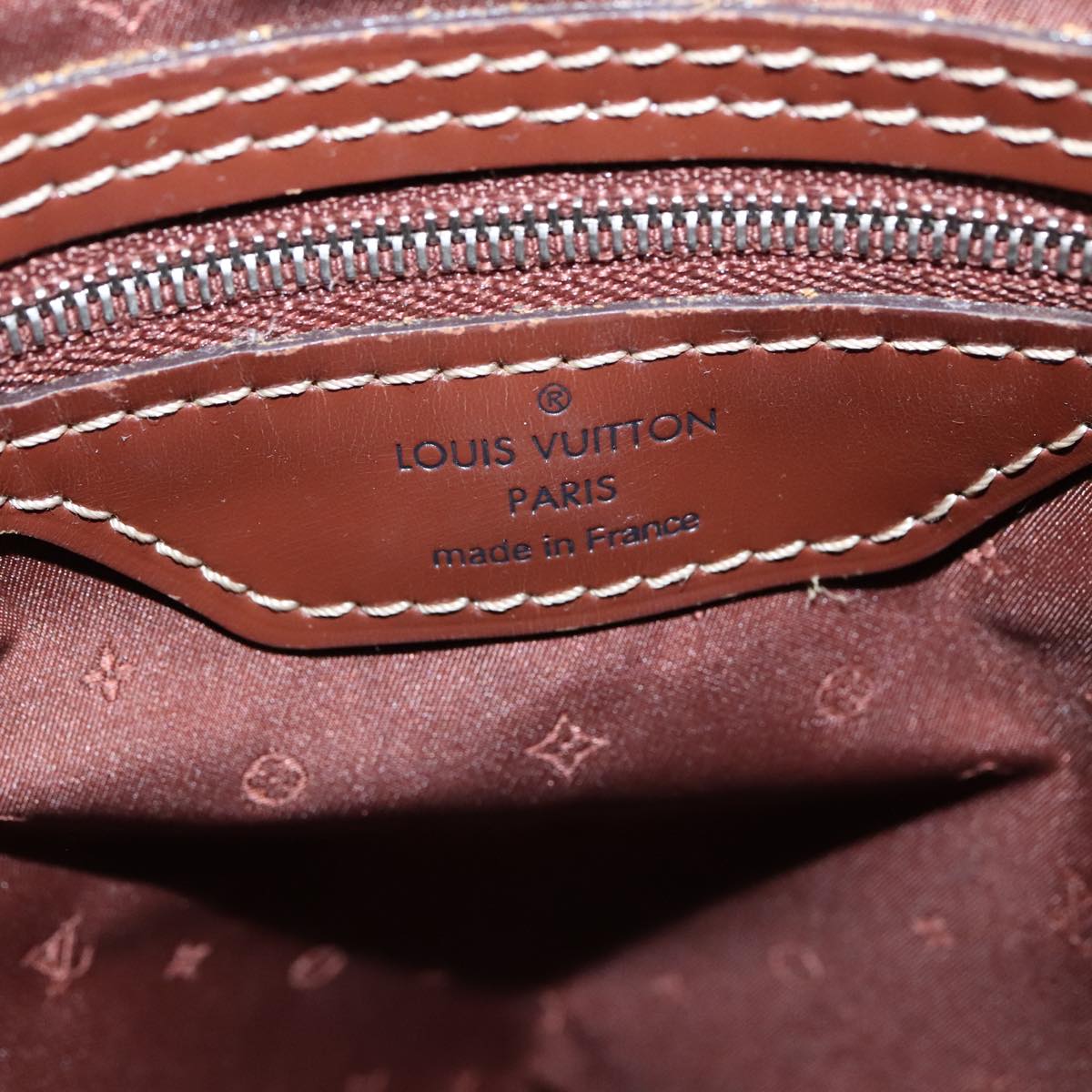 LOUIS VUITTON Suhari Lockit PM Hand Bag Leather Brown M91889 LV bs21258