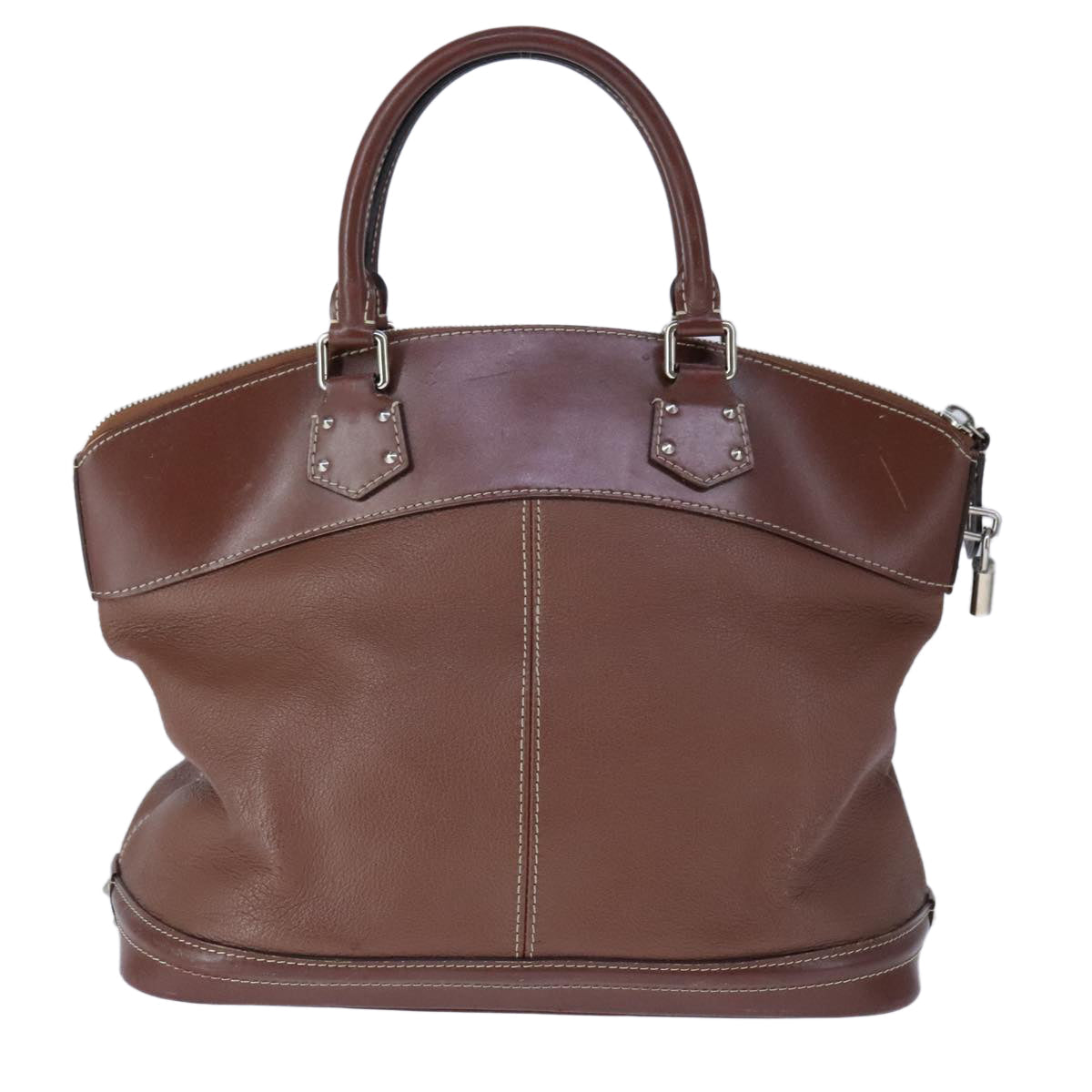 LOUIS VUITTON Suhari Lockit PM Hand Bag Leather Brown M91889 LV bs21258