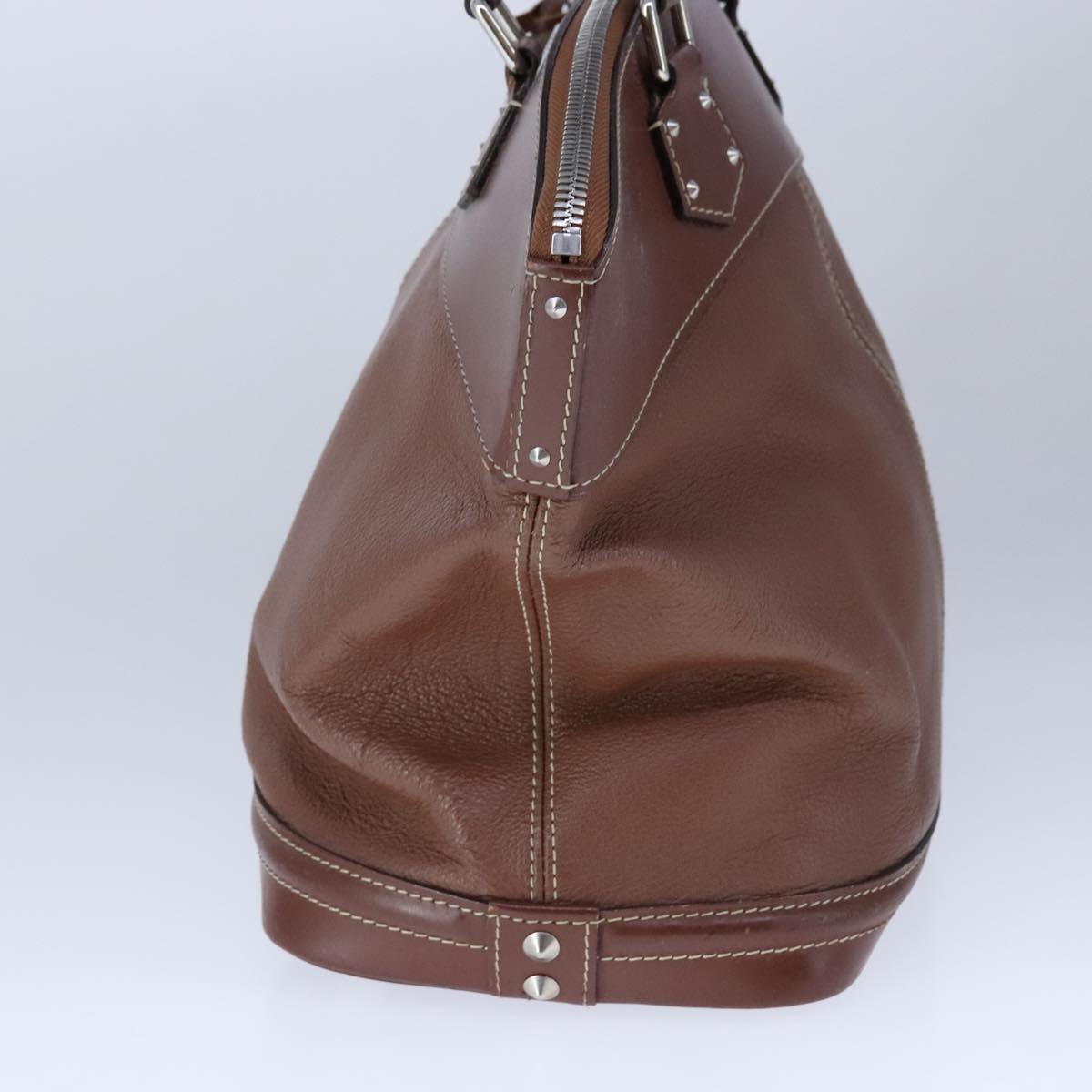 LOUIS VUITTON Suhari Lockit PM Hand Bag Leather Brown M91889 LV bs21258