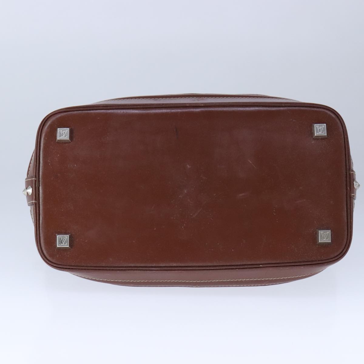 LOUIS VUITTON Suhari Lockit PM Hand Bag Leather Brown M91889 LV bs21258