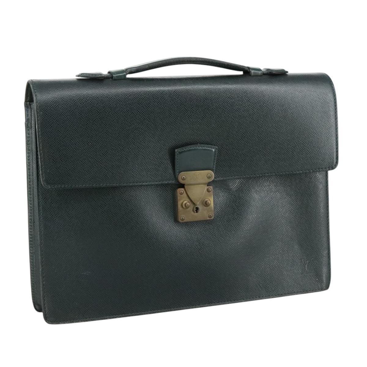 LOUIS VUITTON Taiga Serviette Kourad Business Bag Epicea M30074 LV bs21261